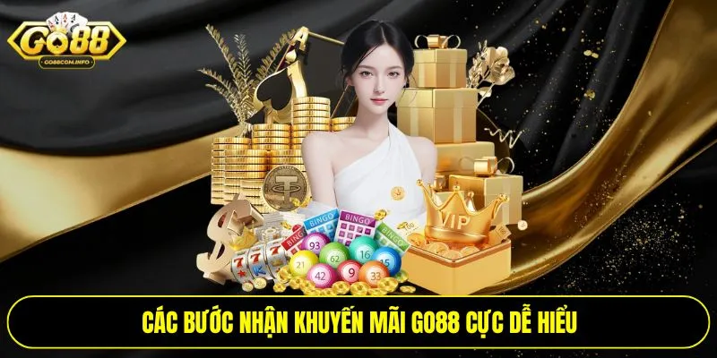 Các bước nhận khuyến mãi Go88 cực dễ hiểu